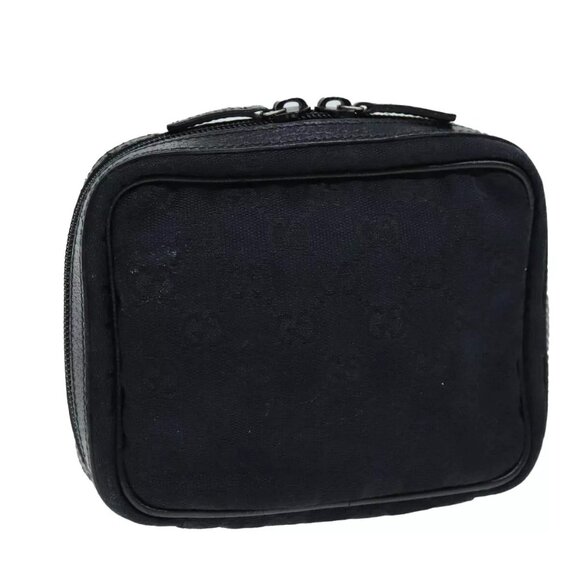 GUCCI GG Canvas Pouch Black - Picture 1 of 16